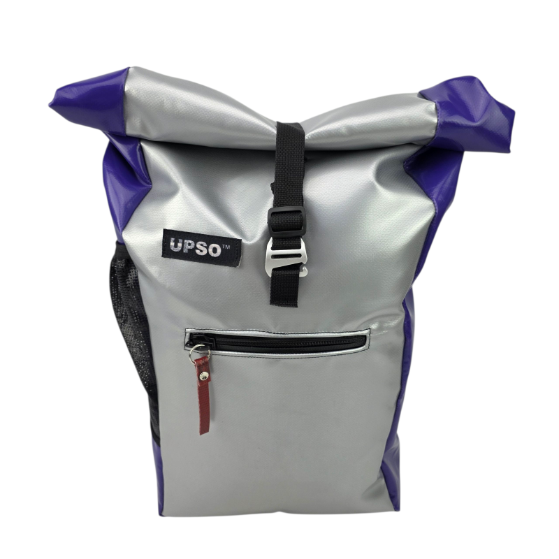 Bridgwater Backpack - Silver / Purple - BWR28