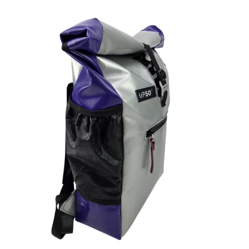 Bridgwater Backpack - Silver / Purple - BWR28