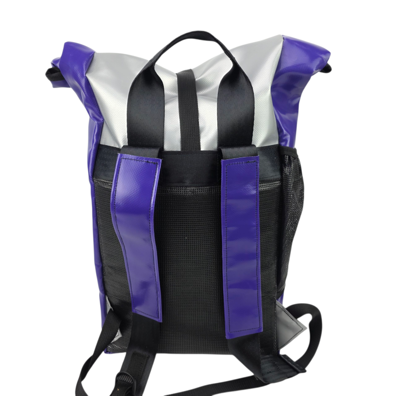 Bridgwater Backpack - Silver / Purple - BWR28
