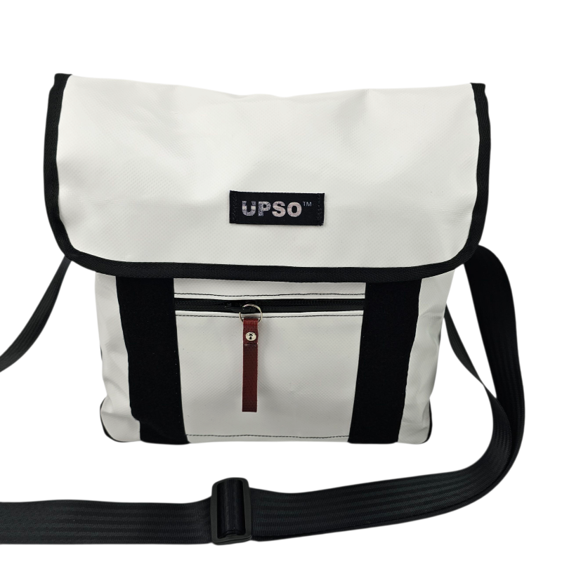Medway Messenger Bag - White - MS358