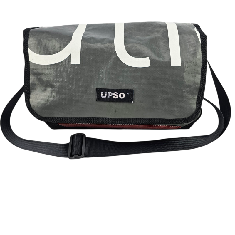 Medway Messenger Bag - Grey - MS376