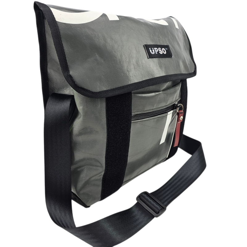 Medway Messenger Bag - Grey - MS376
