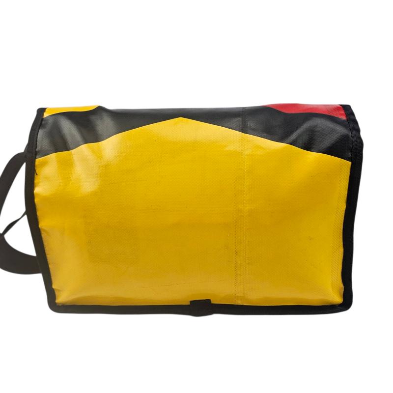 Medway Messenger Bag - Red / Yellow - MS397