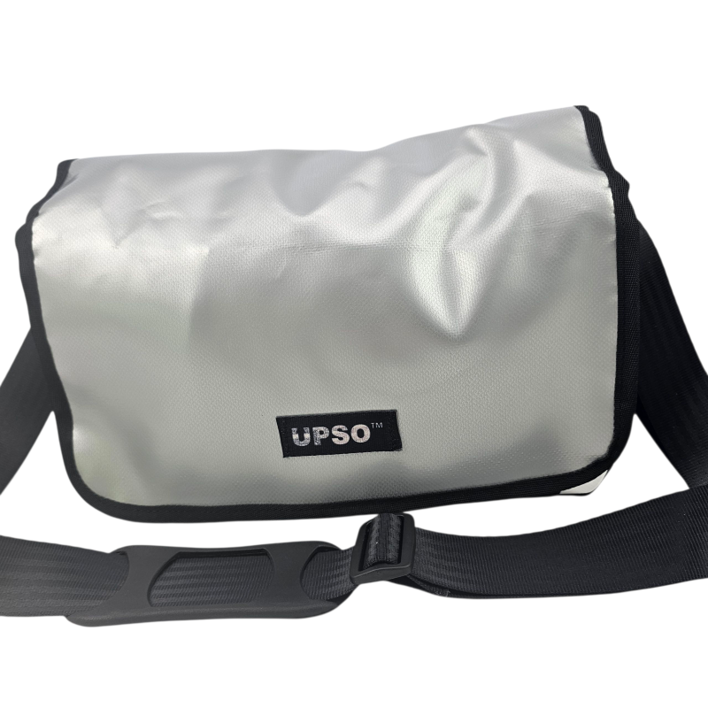 Medway Messenger Bag - Silver - MS398