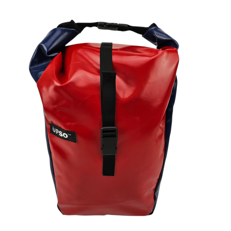 Potters Pannier - Red / Blue - P63828