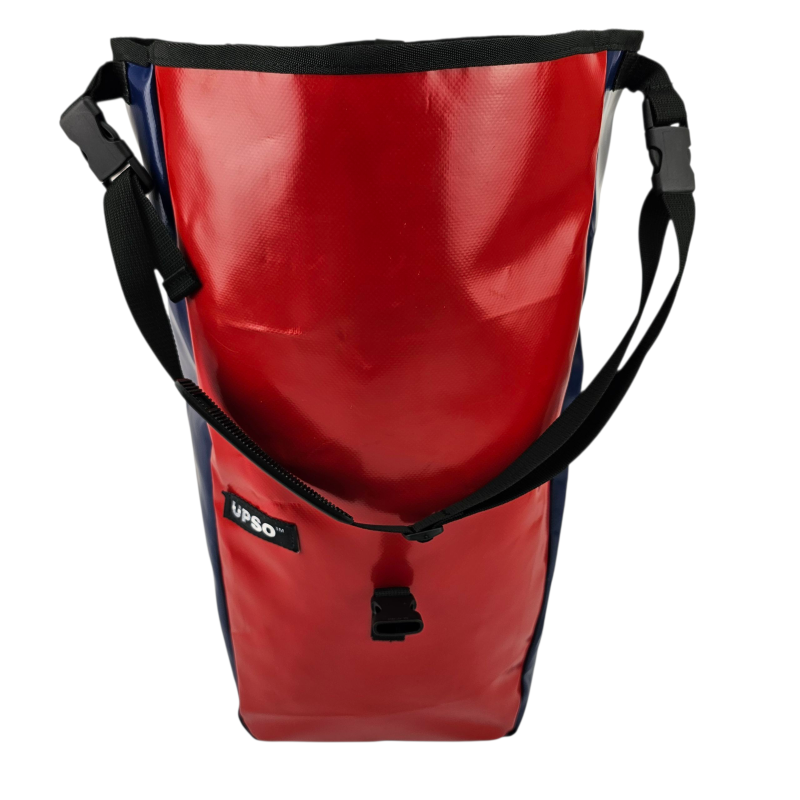 Potters Pannier - Red / Blue - P63828