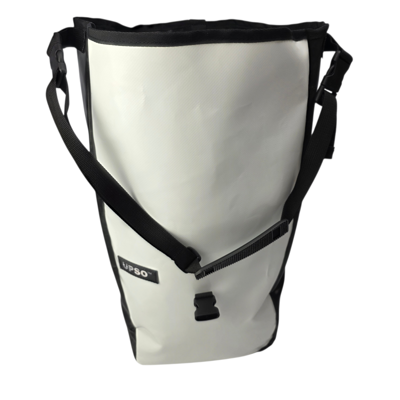 Potters Pannier - Black and White - P63892