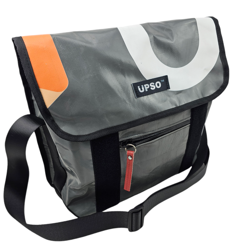 Medway Messenger Bag Small - Grey - MS276