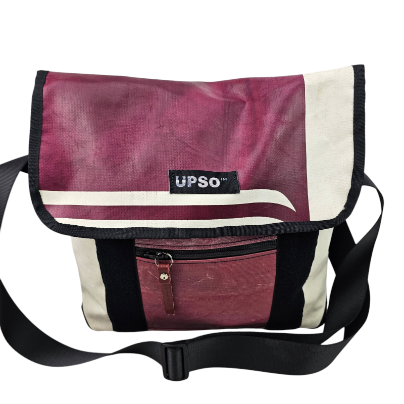 Medway Messenger Bag - Burgundy - MS316