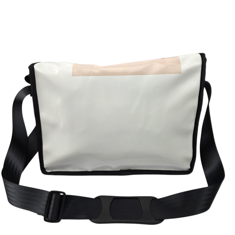 Medway Messenger Bag - White - MS437