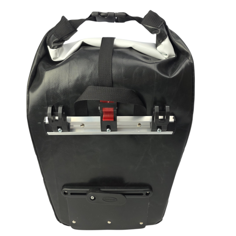 Potters Pannier - Black and White - P63892