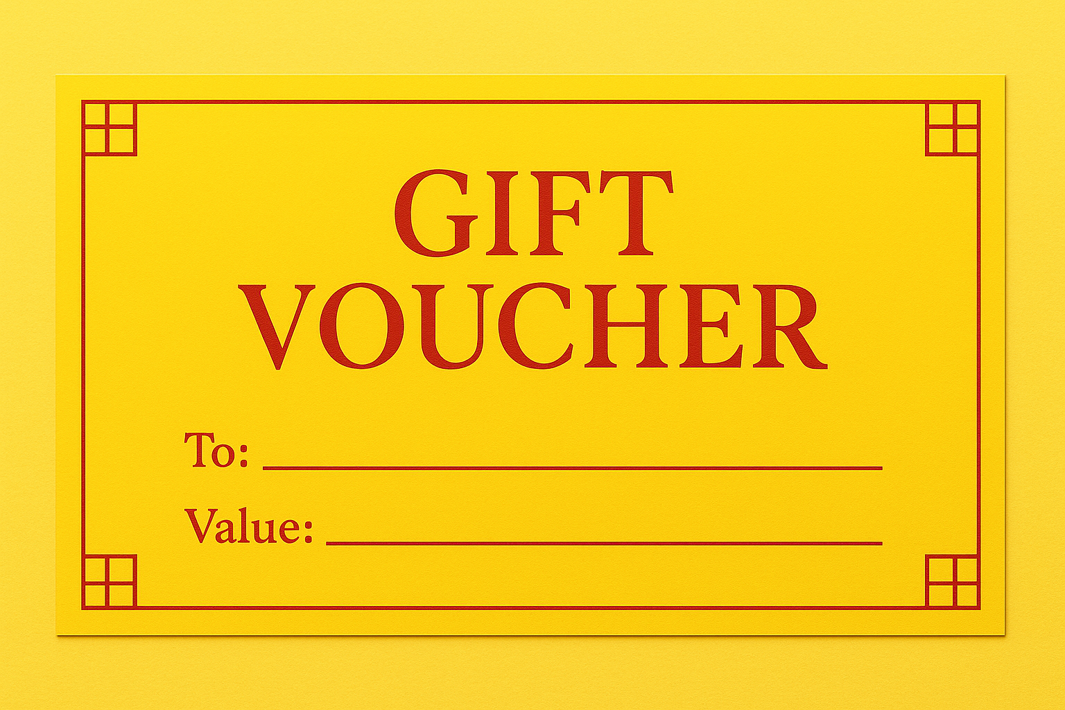 Don't put retail store. Just put To___ and Value___